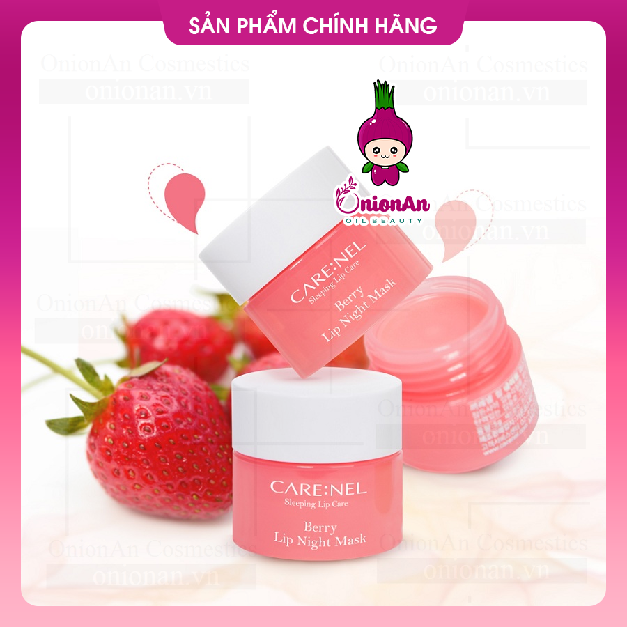 Mặt Nạ Ngủ Môi CARE:NEL Chiết Xuất Quả Mọng